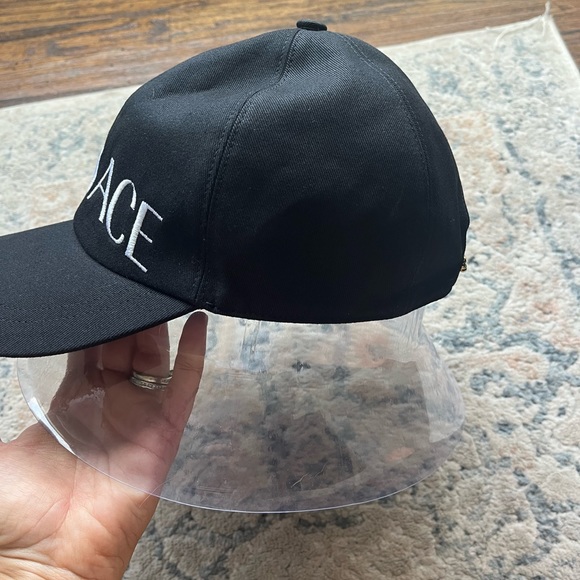 NEVER WORN Versace Black Hat 60cm main image 4